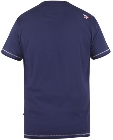 D555 CANTERBURY Printed T-Shirt - Tričká - Nadrozmerné tričká - 2XL-14XL