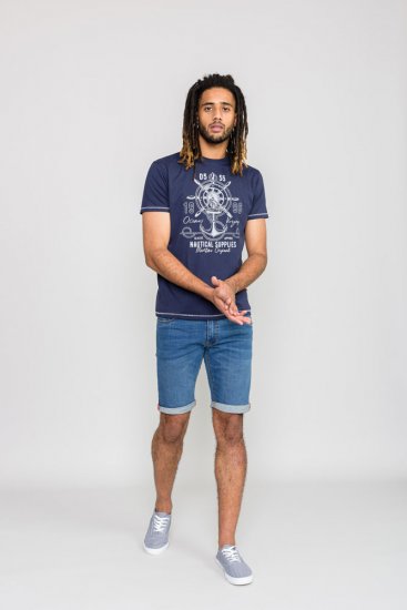 D555 CANTERBURY Printed T-Shirt - Tričká - Nadrozmerné tričká - 2XL-14XL