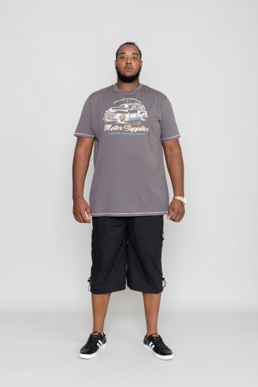D555 BARMING Printed T-Shirt - Tričká - Nadrozmerné tričká - 2XL-14XL
