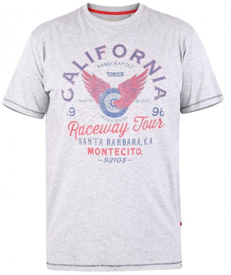 D555 BARTON Printed T-Shirt - Tričká - Nadrozmerné tričká - 2XL-14XL