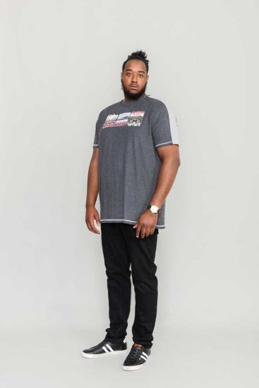 D555 SOHO American Number Plate T-Shirt - Tričká - Nadrozmerné tričká - 2XL-14XL