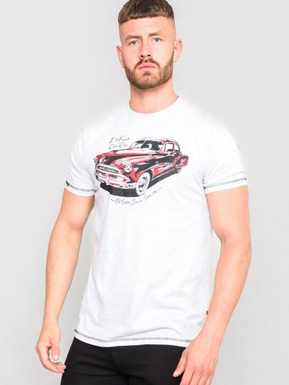 D555 LOUGHTON Old School Car T-Shirt - Tričká - Nadrozmerné tričká - 2XL-14XL