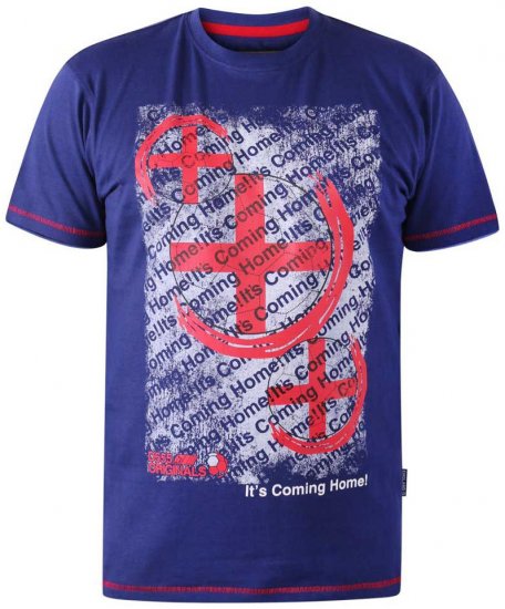 D555 GOAL Coming Home Football T-Shirt - Tričká - Nadrozmerné tričká - 2XL-14XL