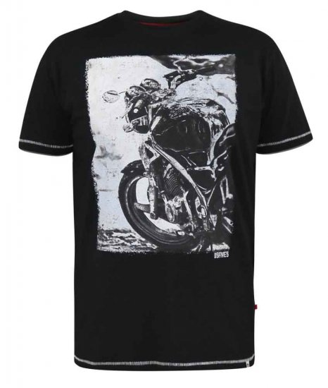 D555 Pinewood Photographic Bike Printed T-Shirt - Tričká - Nadrozmerné tričká - 2XL-14XL
