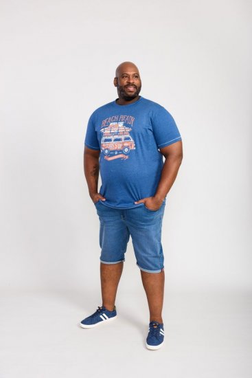 D555 Tavistock Official VW Surf'S Up Printed T-Shirt - Tričká - Nadrozmerné tričká - 2XL-14XL