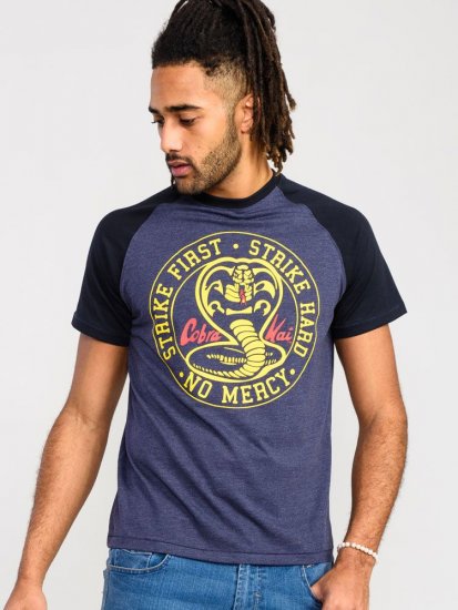 D555 Steeple Official Cobra Kai Printed T-Shirt - Tričká - Nadrozmerné tričká - 2XL-14XL