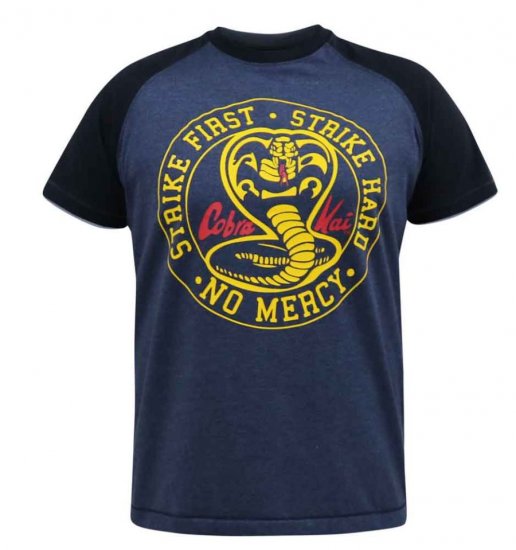D555 Steeple Official Cobra Kai Printed T-Shirt - Tričká - Nadrozmerné tričká - 2XL-14XL