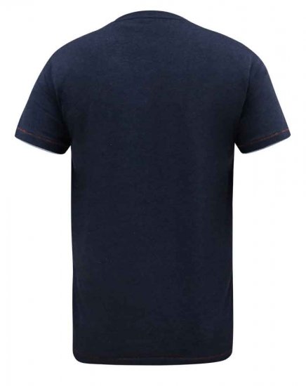 D555 Scampton Official Superman Printed T-Shirt Navy - Tričká - Nadrozmerné tričká - 2XL-14XL