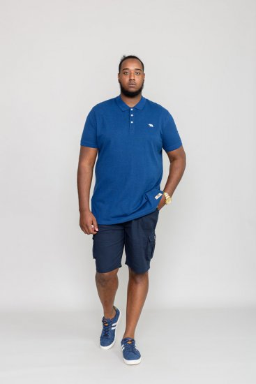D555 WINCHESTER Blue Polo Shirt - Polokošele - Polokošele 2XL-8XL