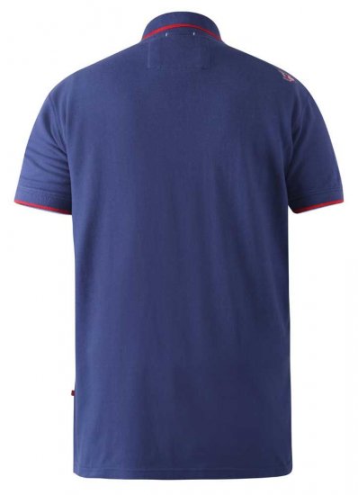 D555 Canning Chest Embroidery Polo Shirt Denim - Polokošele - Polokošele 2XL-8XL