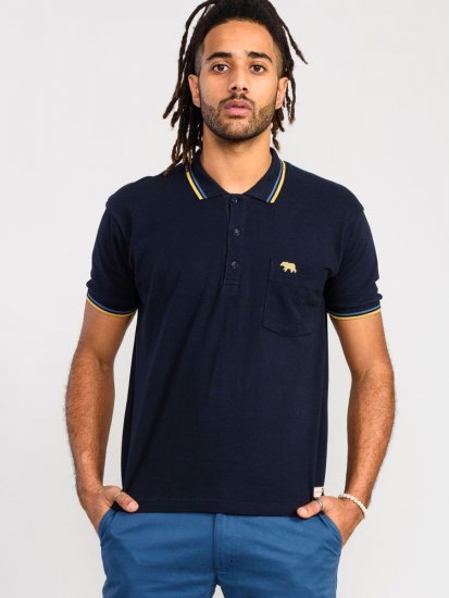 D555 Hamford Pique Polo Shirt Navy - Polokošele - Polokošele 2XL-8XL