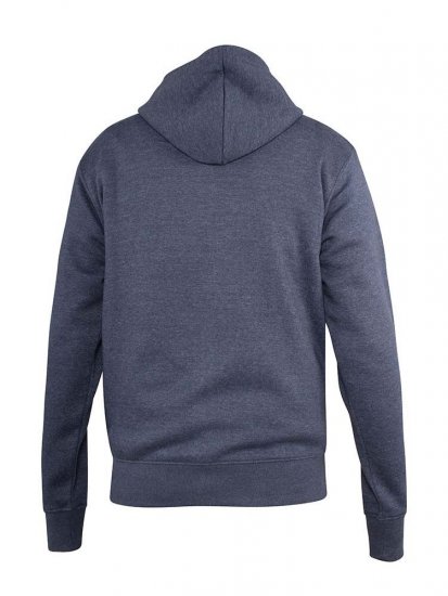 D555 Orchid Chest Printed Zip Through Hoody Denim Blue - Mikiny & mikiny bez kapucne - Mikiny & Mikiny s Kapucňou 2XL-12XL