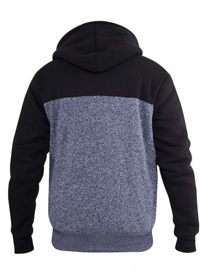 D555 Allen Zip Through Hoody With Sherpa Lining - Mikiny & mikiny bez kapucne - Mikiny & Mikiny s Kapucňou 2XL-12XL