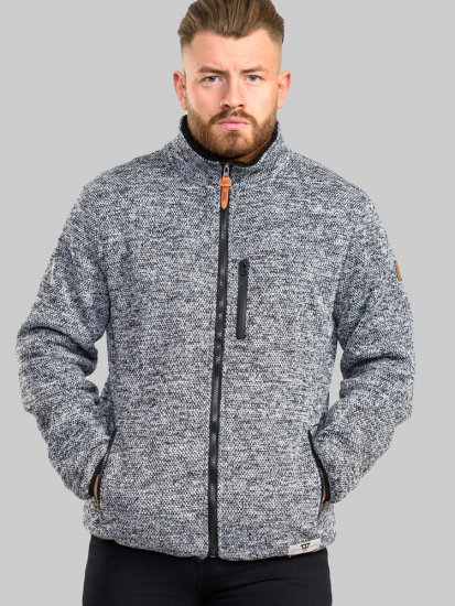 D555 Rockley Sweat With Sherpa Lining - Mikiny & mikiny bez kapucne - Mikiny & Mikiny s Kapucňou 2XL-12XL