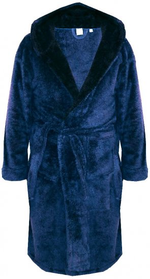 D555 Newquay Bathrobe Navy - Spodná bielizeň - Spodné Prádlo 2XL-8XL