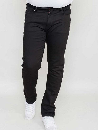 Duke Balfour Relaxed Comfort Fit Stretch Jeans With Elasticated Waist Black - Džínsy & nohavice - Džínsy a Nohavice - W40-W70