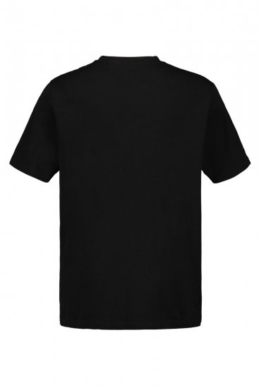 JP1880 702415 Tričko s véčkovým výstrihom Čierna - Tričká - Nadrozmerné tričká - 2XL-14XL