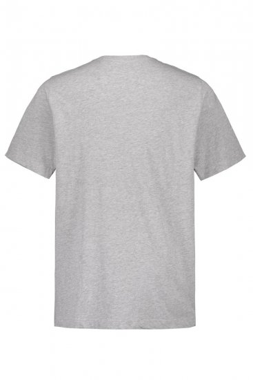 JP1880 702558 Tričko s okrúhlym výstrihom Sivá melír - Tričká - Nadrozmerné tričká - 2XL-14XL