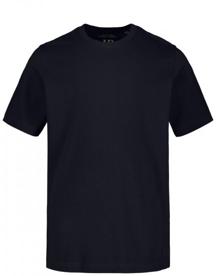 JP1880 702558 Tričko s okrúhlym výstrihom Tmavomodrá - Tričká - Nadrozmerné tričká - 2XL-14XL