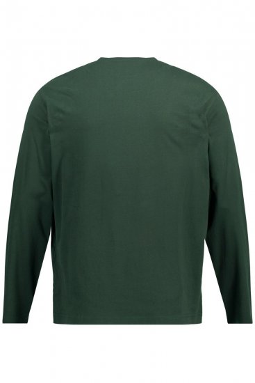 JP1880 Long Sleeve OEKO-TEX T-shirt Green - Tričká - Nadrozmerné tričká - 2XL-14XL