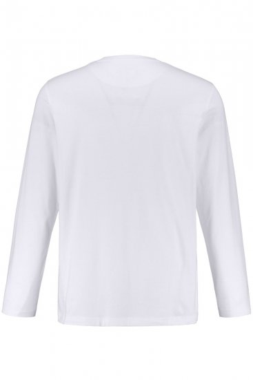 JP1880 702559 Tričko s dlhým rukávom Biela - Tričká - Nadrozmerné tričká - 2XL-14XL