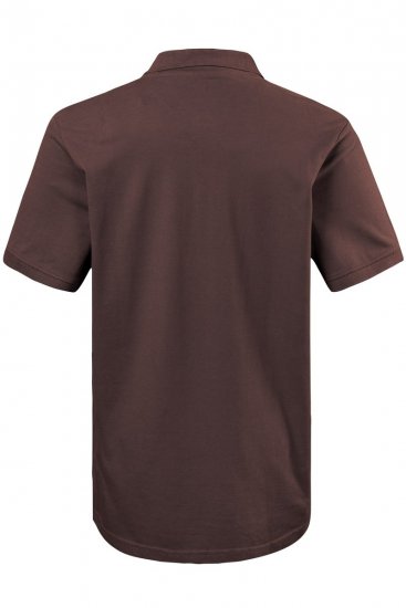 JP1880 702560 Polokošeľa Mahagónovo hnedá - Polokošele - Polokošele 2XL-8XL