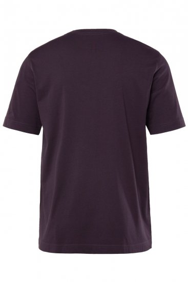 JP1880 702637 Tričko s okrúhlym výstrihom 2 kusy Tmavofialová/Čierna - Tričká - Nadrozmerné tričká - 2XL-14XL