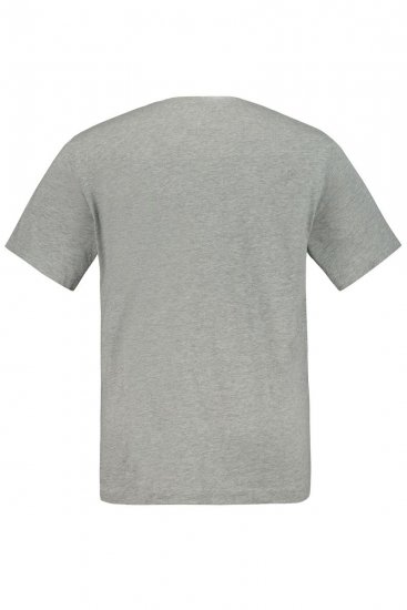 JP1880 702637 Tričko s okrúhlym výstrihom 2 kusy Sivá melír - Tričká - Nadrozmerné tričká - 2XL-14XL