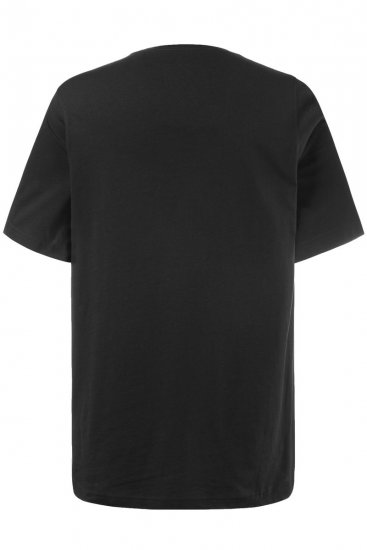 JP1880 702637 Tričko s okrúhlym výstrihom 2 kusy Čierna - Tričká - Nadrozmerné tričká - 2XL-14XL