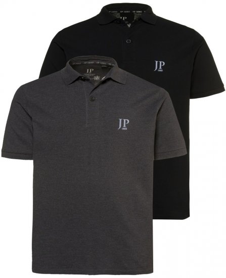 JP1880 704317 Polokošeľa 2 kusy Tmavosivá - Polokošele - Polokošele 2XL-8XL