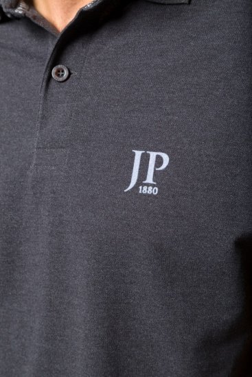 JP1880 704317 Polokošeľa 2 kusy Tmavosivá - Polokošele - Polokošele 2XL-8XL