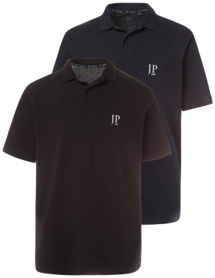 JP1880 704317 Polokošeľa 2 kusy Čierna/Tmavomodrá - Polokošele - Polokošele 2XL-8XL