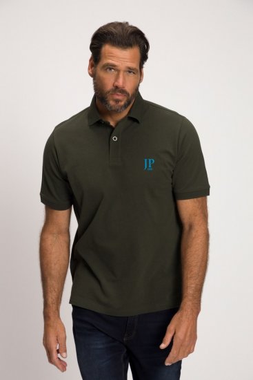 JP1880 704317 Polokošeľa 2 kusy Tyrkysovo modrá/Olivová - Polokošele - Polokošele 2XL-8XL