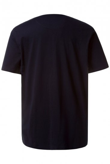 JP1880 708420 Tričko Henley 2 kusy Tmavomodrá - Tričká - Nadrozmerné tričká - 2XL-14XL