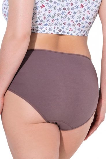 Ulla Popken 710201 Nohavičky 5 ks Hnedá - Nohavičky - 