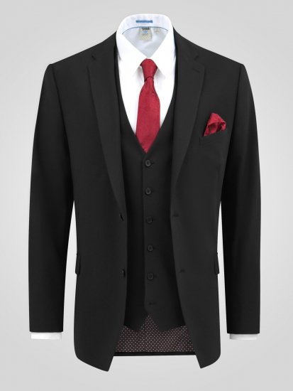D555 Ted Sako Čierna - Obleky - Obleky 2XL-8XL