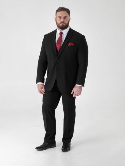 D555 Ted Sako Čierna - Obleky - Obleky 2XL-8XL