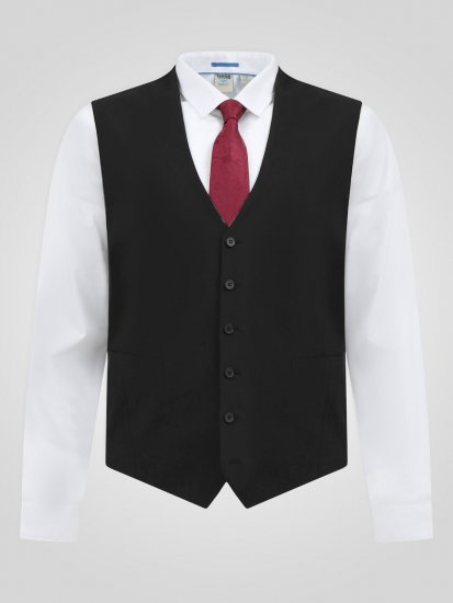 D555 Ted Vesta k obleku Čierna - Obleky - Obleky 2XL-8XL