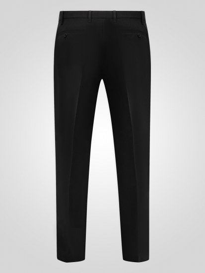 D555 Ted 4 Way Stretch Tailored Trouser Čierna - Obleky - Obleky 2XL-8XL