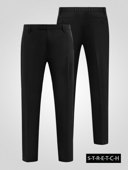 D555 Ted Oblekové nohavice Čierna - Obleky - Obleky 2XL-8XL