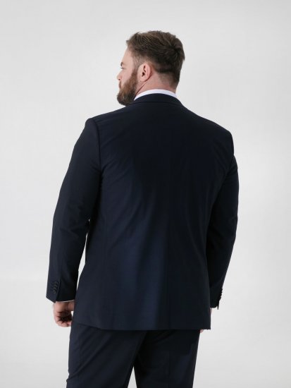 D555 Ted 4 Way Stretch Tailored Suit Jacket Námornícka modrá - Obleky - Obleky 2XL-8XL