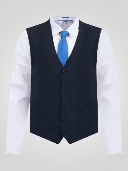 D555 Ted Vesta k obleku Námornícka modrá - Obleky - Obleky 2XL-8XL