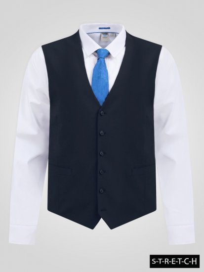 D555 Ted Vesta k obleku Námornícka modrá - Obleky - Obleky 2XL-8XL