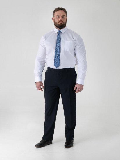D555 Ted 4 Way Stretch Tailored Trouser Námornícka modrá - Obleky - Obleky 2XL-8XL