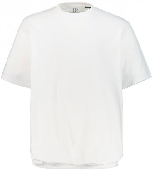 JP1880 712616 Tričko so strihom na bruško Biela - Tričká - Nadrozmerné tričká - 2XL-14XL