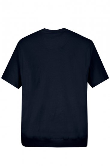 JP1880 712616 Tričko so strihom na bruško Tmavomodrá - Tričká - Nadrozmerné tričká - 2XL-14XL