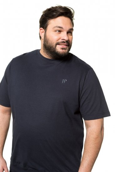 JP1880 712616 Tričko so strihom na bruško Tmavomodrá - Tričká - Nadrozmerné tričká - 2XL-14XL