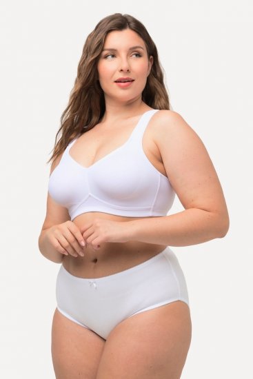 Ulla Popken 712882 Nohavičky 2 ks Biela - Nohavičky - 