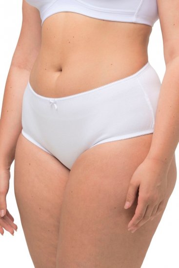 Ulla Popken 712882 Nohavičky 2 ks Biela - Nohavičky - 