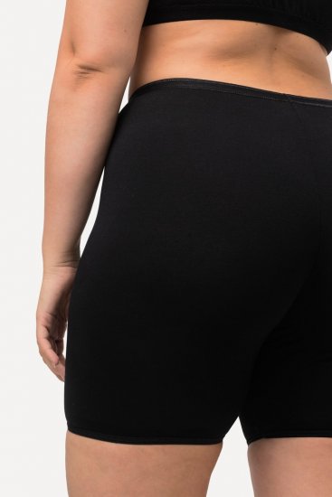 Ulla Popken 716595 Boxerky 3 ks Čierna - Nohavičky - 